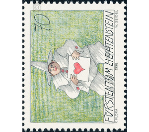 Greeting stamp - fun on the letter  - Liechtenstein 1998 - 70 Rappen