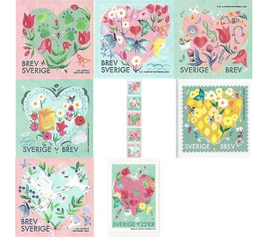 Greetings Stamps (2020) - Sweden 2020 Set