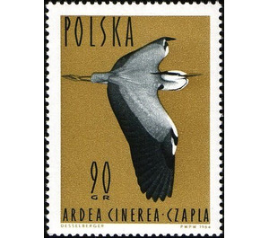 Grey Heron (Ardea cinerea) - Poland 1964 - 90