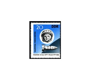 Group flight of the spaceships Vostok 5 and Vostok 6  - Germany / German Democratic Republic 1963 - 20 Pfennig