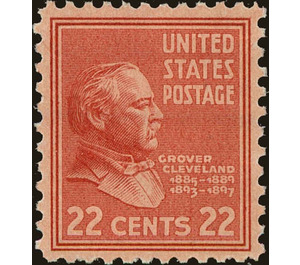 Grover Cleveland (1837-1908), 22nd and 24th U.S. President - United States of America 1938