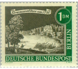 Grunewaldsee (1790) - Germany / Berlin 1962 - 1