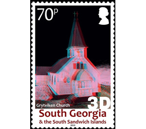 Grytviken Church in 3D - Falkland Islands, Dependencies 2019 - 70