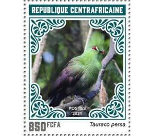 Guinea Turaco (Tauraco persa) - Central Africa / Central African Republic 2021 - 850