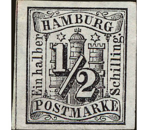 Hamburg arms - Germany / Old German States / Hamburg 1859
