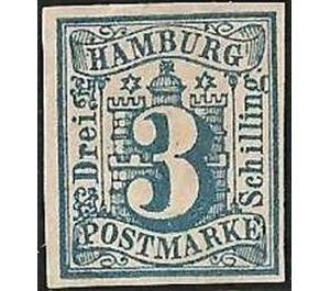 Hamburg arms - Germany / Old German States / Hamburg 1859 - 3