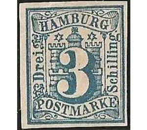 Hamburg arms - Germany / Old German States / Hamburg 1859 - 3