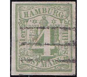 Hamburg arms - Germany / Old German States / Hamburg 1859 - 4
