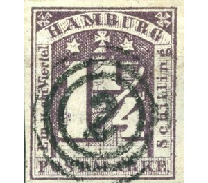 Hamburg arms - Germany / Old German States / Hamburg 1864