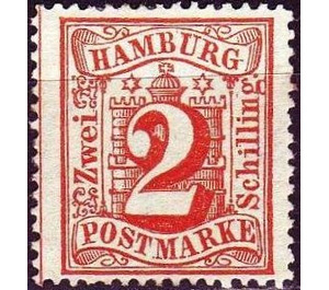 Hamburg arms - Germany / Old German States / Hamburg 1864 - 2