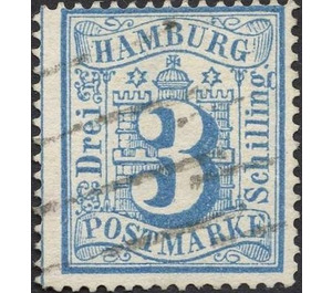 Hamburg arms - Germany / Old German States / Hamburg 1864 - 3