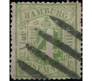 Hamburg arms - Germany / Old German States / Hamburg 1864 - 4