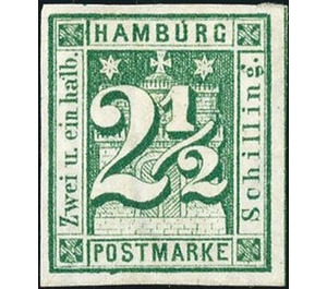 Hamburg arms - Germany / Old German States / Hamburg 1864