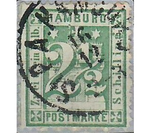 Hamburg arms - Germany / Old German States / Hamburg 1866