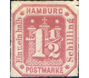 Hamburg arms - Germany / Old German States / Hamburg 1866