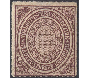 Hamburg Post - Germany / Old German States / North German Confederation 1868