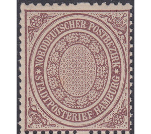 Hamburg Post - Germany / Old German States / North German Confederation 1869