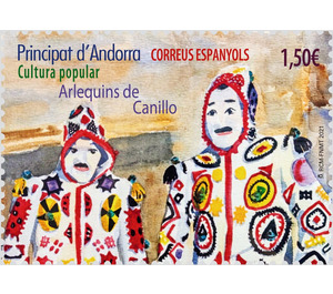 Harlequins of Canillo - Andorra, Spanish Administration 2021 - 1.50