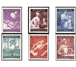 Health care  - Austria / II. Republic of Austria 1954 Set