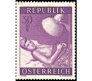 health service  - Austria / II. Republic of Austria 1954 - 30 Groschen