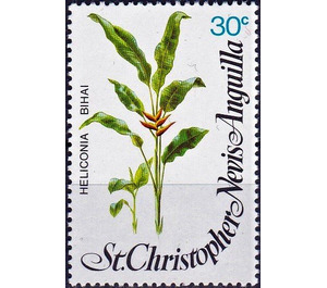 Heliconia bihai - Caribbean / Saint Kitts and Nevis 1979 - 30