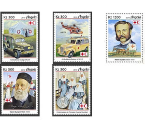 Henri Dunant's 150th Birthday (2019) - Central Africa / Angola 2019 Set