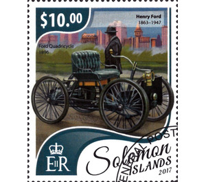 Henry Ford (1863-1947), Ford Quadricycle 1896 - Melanesia / Solomon Islands 2017 - 10