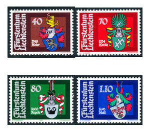 Heraldic coats of arms  - Liechtenstein 1981 Set