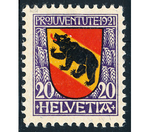Heraldic coats of arms  - Switzerland 1921 - 20 Rappen