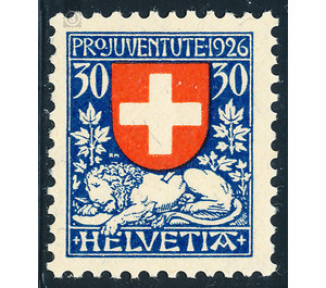 Heraldic coats of arms  - Switzerland 1926 - 30 Rappen