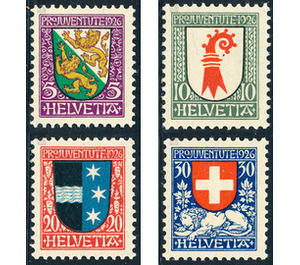 Heraldic coats of arms  - Switzerland 1926 Set