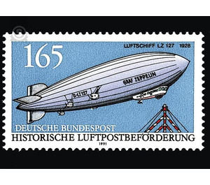 Historic airmail transport  - Germany / Federal Republic of Germany 1991 - 165 Pfennig