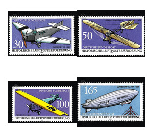 Historic airmail transport  - Germany / Federal Republic of Germany 1991 Set