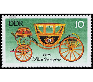 Historic carriages  - Germany / German Democratic Republic 1976 - 10 Pfennig