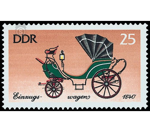 Historic carriages  - Germany / German Democratic Republic 1976 - 25 Pfennig