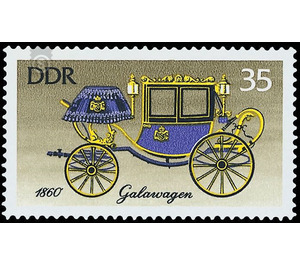 Historic carriages  - Germany / German Democratic Republic 1976 - 35 Pfennig