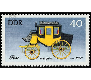 Historic carriages  - Germany / German Democratic Republic 1976 - 40 Pfennig