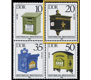 Historic mailboxes  - Germany / German Democratic Republic 1985 - 20 Pfennig