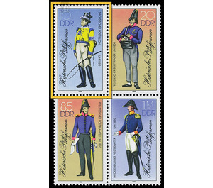 Historic postal uniforms  - Germany / German Democratic Republic 1986 - 10 Pfennig