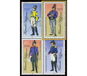 Historic postal uniforms  - Germany / German Democratic Republic 1986 - 20 Pfennig