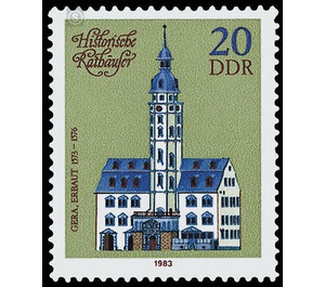 Historic town halls  - Germany / German Democratic Republic 1983 - 20 Pfennig