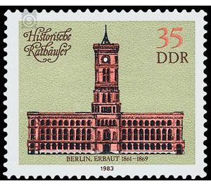 Historic town halls  - Germany / German Democratic Republic 1983 - 35 Pfennig