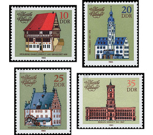 Historic town halls  - Germany / German Democratic Republic 1983 Set