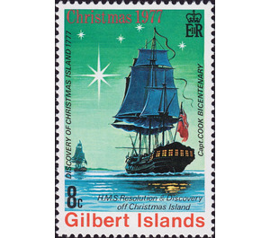 HMS Resolution & Discovery off Christmas Island - Micronesia / Gilbert Islands 1977 - 8