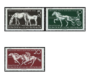 Horse Racing Grand Prix of the GDR, Berlin and Hoppegarten  - Germany / German Democratic Republic 1958 Set