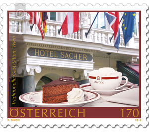 Hotel Sacher  - Austria / II. Republic of Austria 2018 - 170 Euro Cent