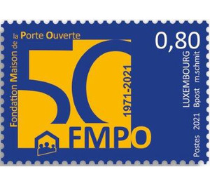House of the Open Door Federation, 50th Anniversary - Luxembourg 2021 - 0.80