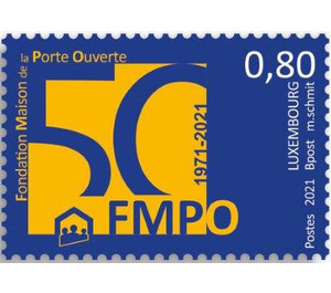 House of the Open Door Federation, 50th Anniversary - Luxembourg 2021 - 0.80