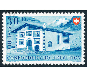 House  - Switzerland 1946 - 30 Rappen