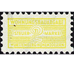 housing delivery  - Germany / Western occupation zones / Württemberg-Hohenzollern 1949 - 2 Pfennig